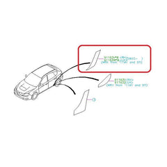 Subaru OEM Protector – Upper Right 08-14 STI / 11-14 WRX | 91163FG121