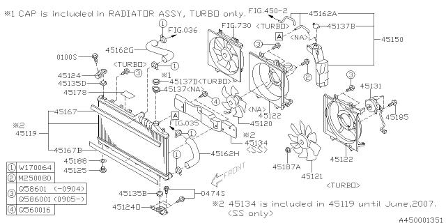 Subaru OEM Radiator Coolant Inlet Hose - Upper WRX 08-14 / STI 08-21 | 45161AG000
