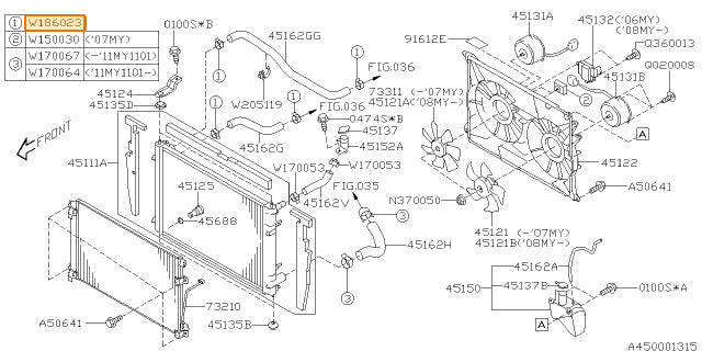 Subaru OEM Radiator Hose Clamp | 909186023