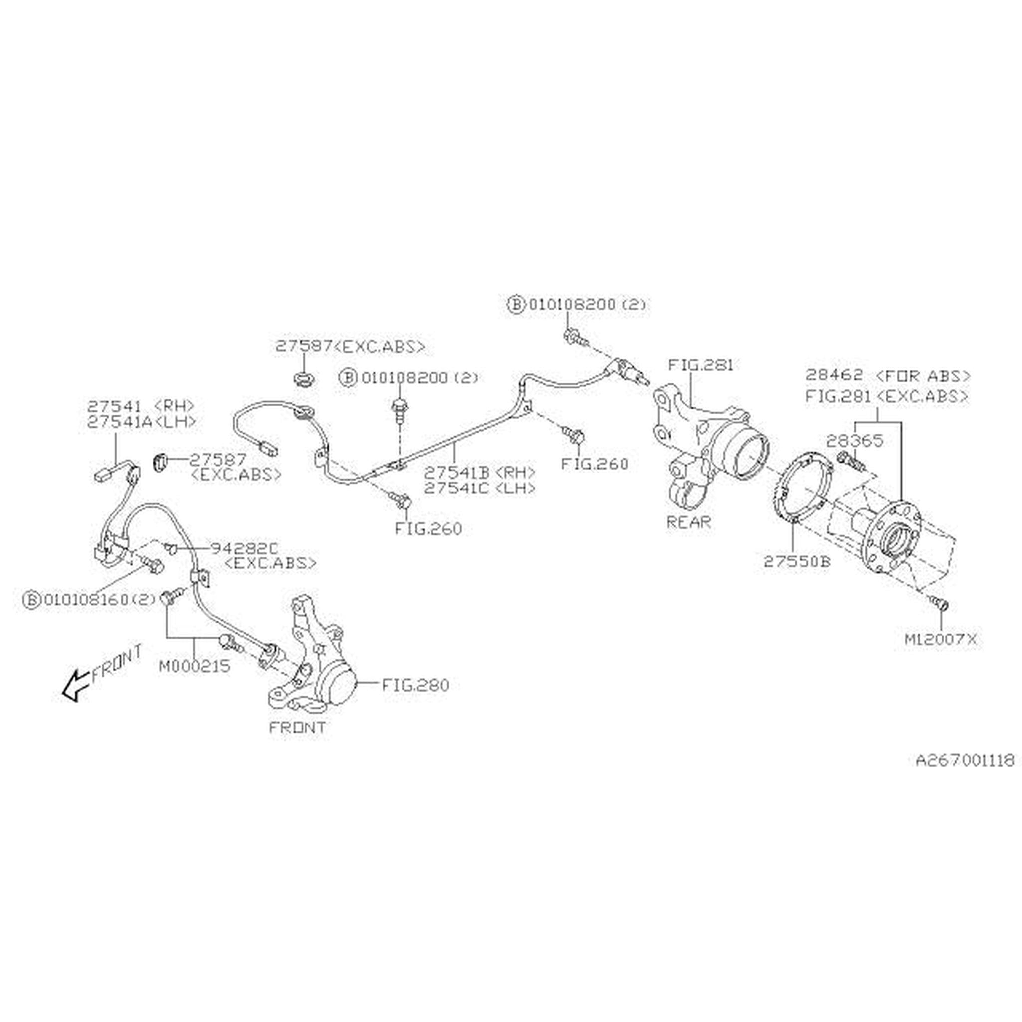 Subaru OEM Rear Axle Hub STI 2005-2007 | 28462FE011