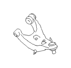 Subaru OEM Rear Upper Arm Assembly - RH | 20252VC020