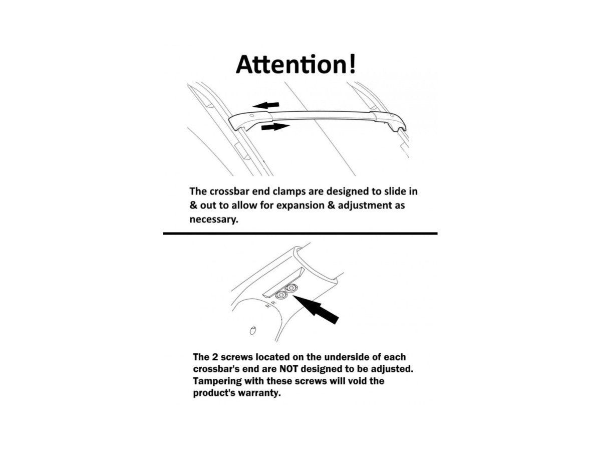 Subaru OEM Roof Crossbar Set Fixed Subaru WRX / STI 2018-2021 | SOA367031