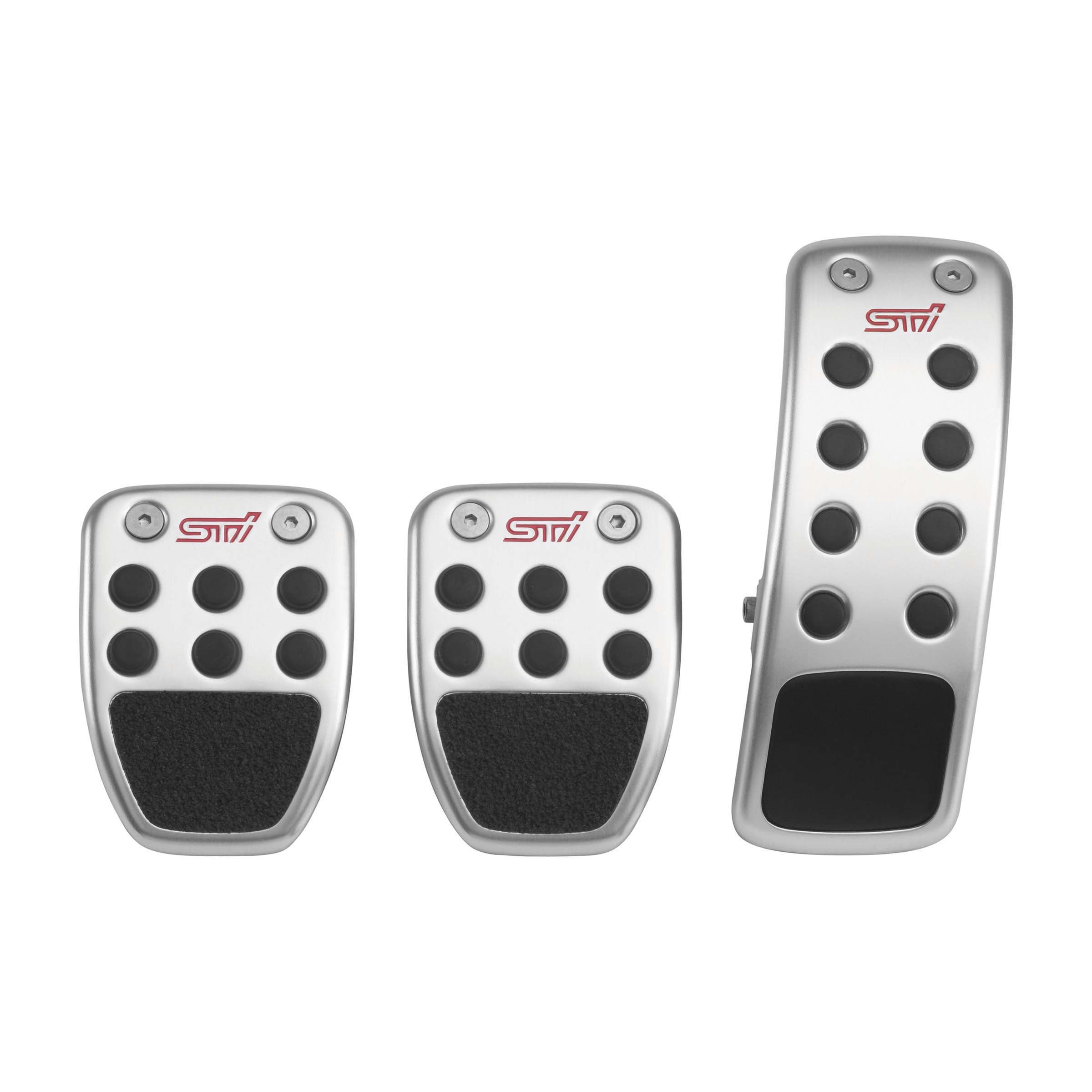 Subaru OEM STI Pedal Pad Set - Manual Transmission | C8110FG011