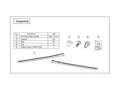 Subaru OEM STI Under Spoiler Side Skirts Subaru WRX 2022-2026 | E2610VC110