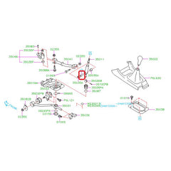 Subaru OEM Shift Lever Spacer 02-07 WRX / 08-21 STI | 35045AC040