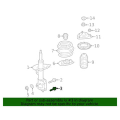 Subaru OEM Spindle Lower Bolt Subaru WRX 08-26 / STI 08-21 | 901000394