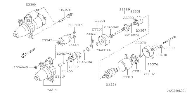 Subaru OEM Starter Motor WRX 2015-2021 | 23300AA631