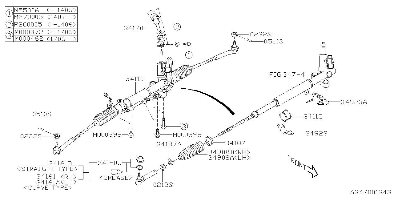 Subaru OEM Steering Coupler 15-21 STI | 34170VA030