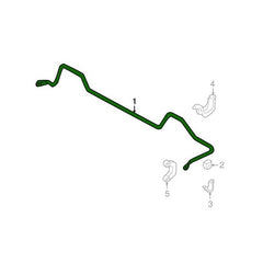 Subaru OEM Sway Bar - Rear (20mm) 04-06 STI | 20451FE100