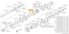 Subaru OEM Synchronizer Set - 1st Gear Driven STI 2004-2007 / Legacy GT 2007 / 2009 | 32650AA140