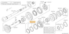 Subaru OEM Synchronizer Set - 2nd Gear Driven STI 2004-2006 | 32650AA120
