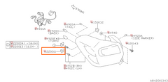 Subaru OEM Tail Lamp Assembly Grommet Subaru Crosstrek / Forester / Impreza / Outback | 909220011