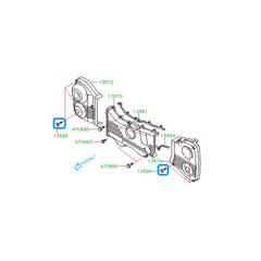 Subaru OEM Timing Cover Bolt Single Left & Right Covers WRX 02-14 / STI 04-21 | 13596AA000