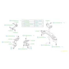 Subaru OEM Transmission Crossmember Nut Subaru WRX / STI 2002-2012 | 902370028