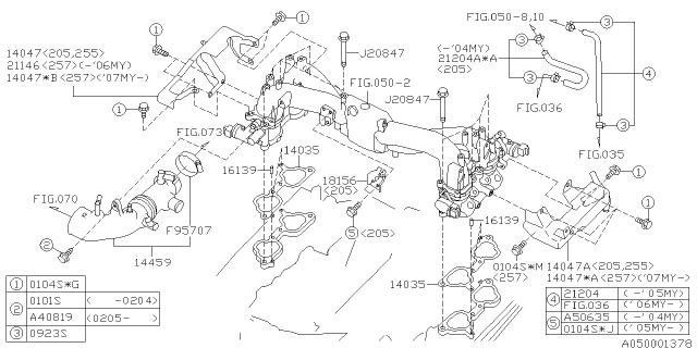 Subaru OEM Turbo Inlet 07-16 STI | 14459AA510