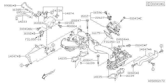 Subaru OEM Vacuum Hose - Complete STI 2017-2021 | 99081AA610