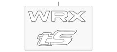 Subaru OEM WRX TS Trunk Emblem Subaru WRX 2025-2026 | 93079VC320