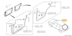 Subaru OEM Weather Stripping - Rear Gate (02-07 WRX Wagon) | 63516FE000