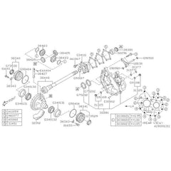 Subaru OEM Wrist Pin Access Cover Gasket - Left Driver Side WRX / STI 2002-2026 | 806931070