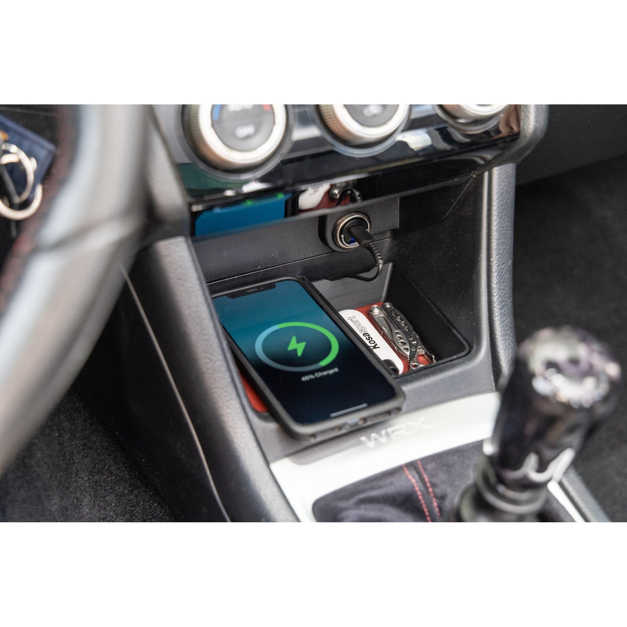 Subietrays Front Cubby 15-21 WRX Magnetic Phone Charger
