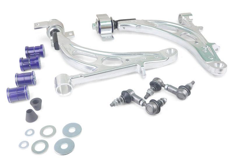 SuperPro Front Lower Alloy Control Arm Kit Subaru WRX 02-05 / STI 04-06 | ALOY0020K