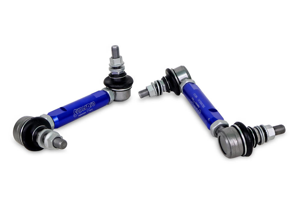 SuperPro Rear HD Adjustable End Link Set (10mm Studs 140mm-185mm Length) Nissan GT-R 2009-2021 | TRC1085