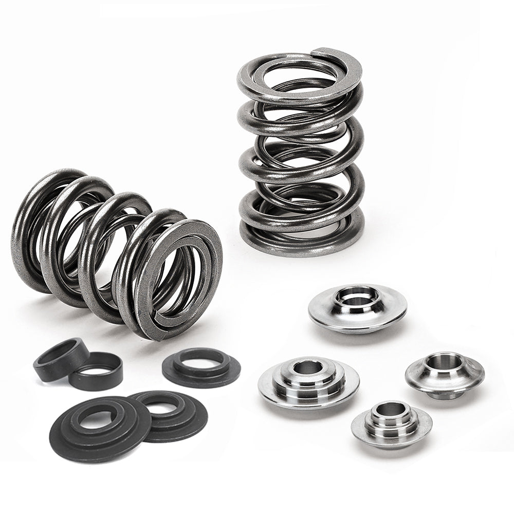 Supertech Dual Valve Spring Kit w/ Titanium Retainers Nissan Skyline RB25 DOHC w/Solid Lifters | SPRK-TS1015-RB25