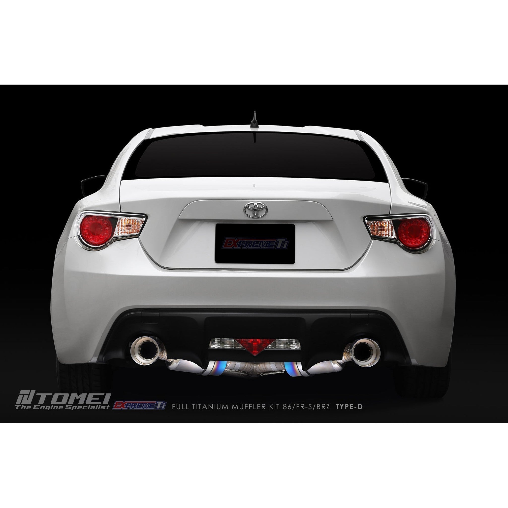 Tomei Expreme Ti Type D Titanium Cat Back Exhaust Subaru BRZ 13-26 / Toyota 86 17-26 | TB6090-SB05B