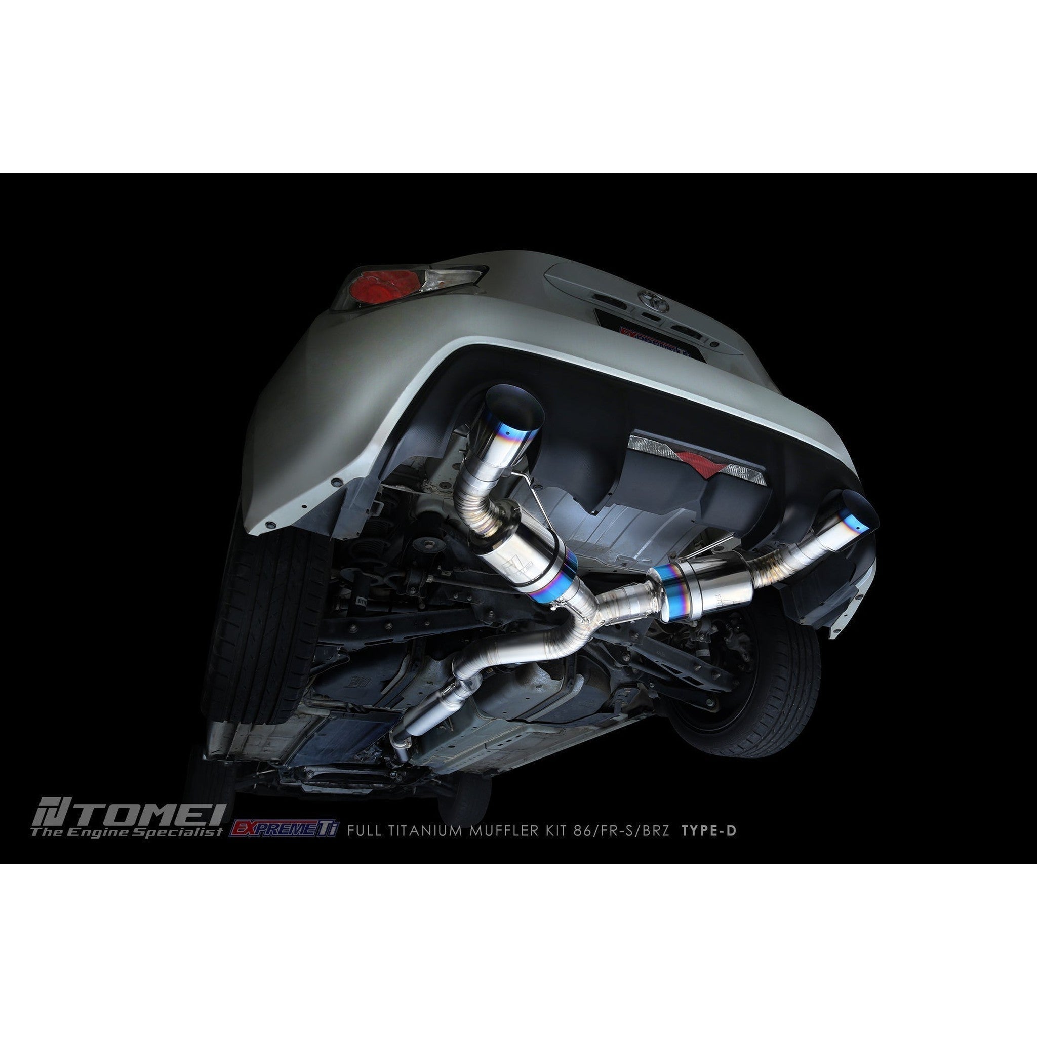 Tomei Expreme Ti Type D Titanium Cat Back Exhaust Subaru BRZ 13-26 / Toyota 86 17-26 | TB6090-SB05B