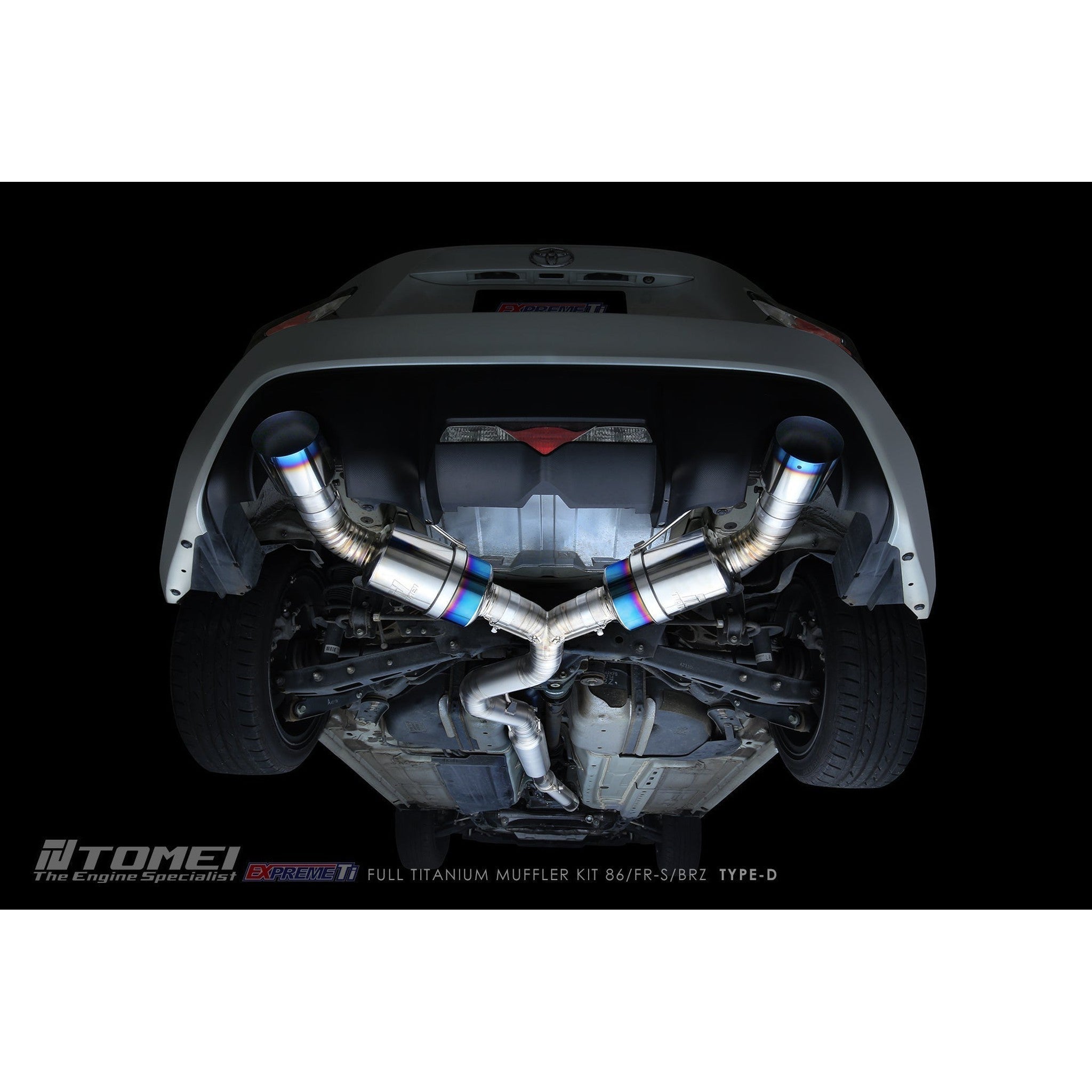 Tomei Expreme Ti Type D Titanium Cat Back Exhaust Subaru BRZ 13-26 / Toyota 86 17-26 | TB6090-SB05B