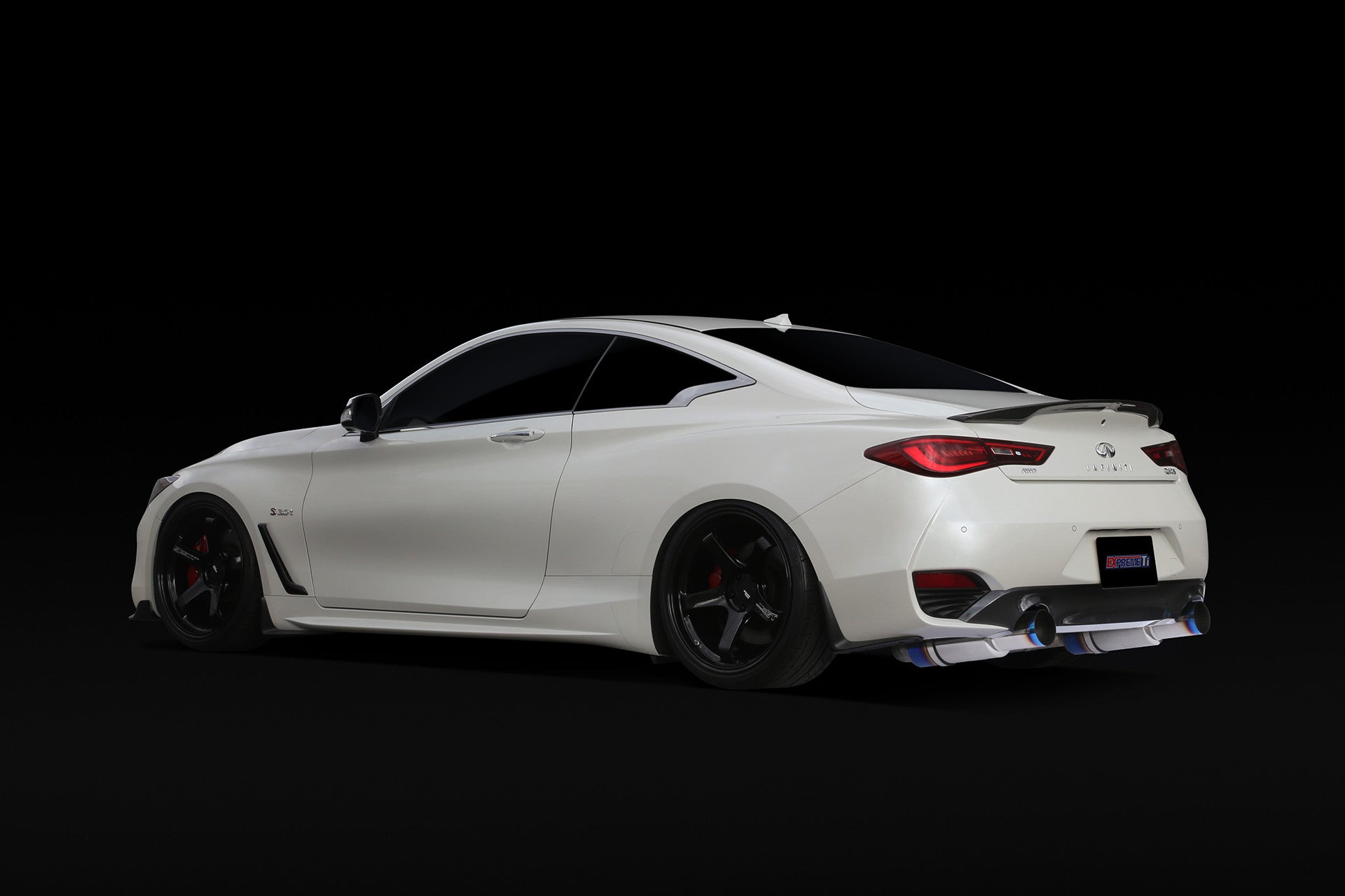 Tomei Full Titanium Expreme Dual Type D Cat Back Exhaust Infiniti Q60 2017-2022 | TB6090-NS21F