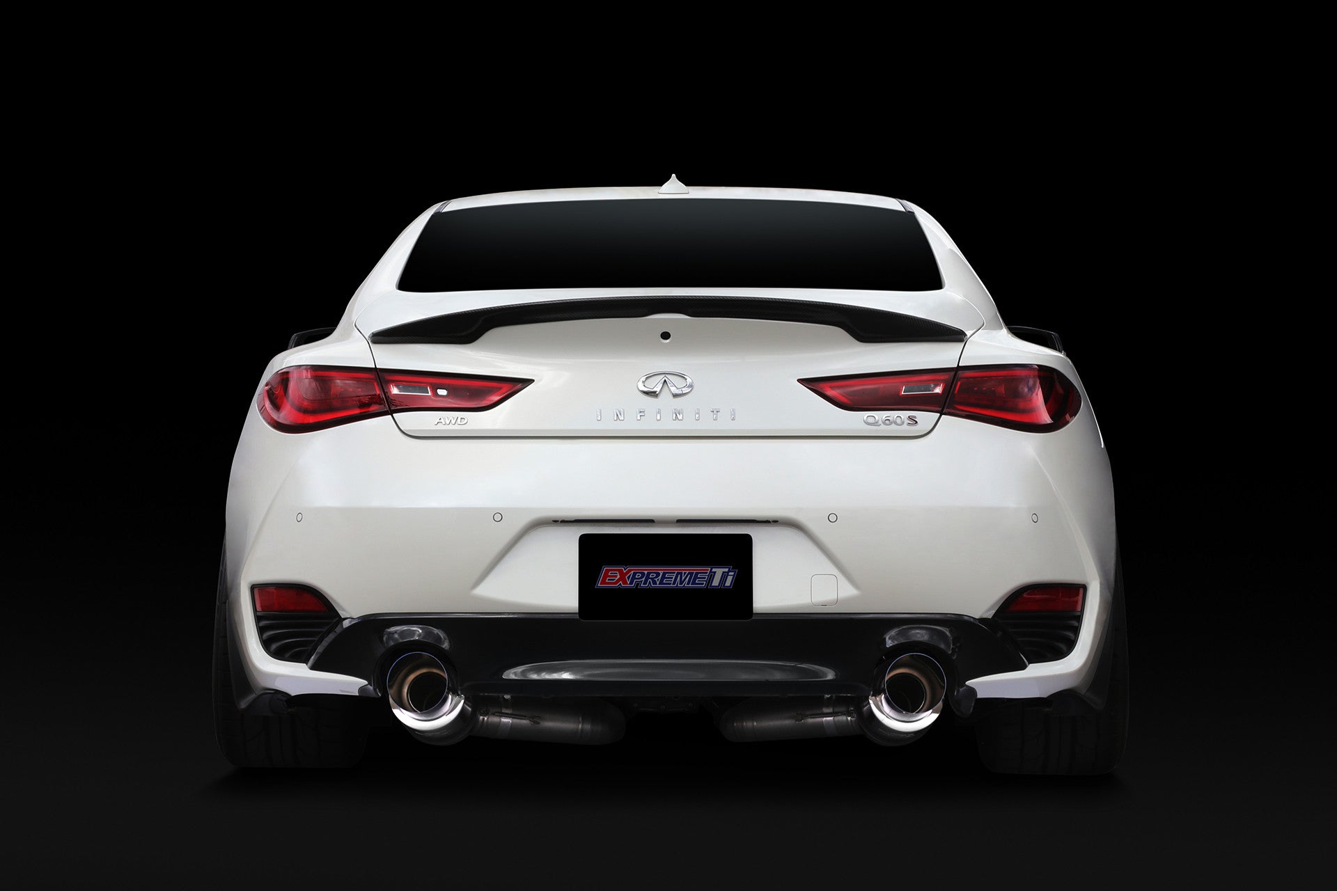 Tomei Full Titanium Expreme Dual Type D Cat Back Exhaust Infiniti Q60 2017-2022 | TB6090-NS21F