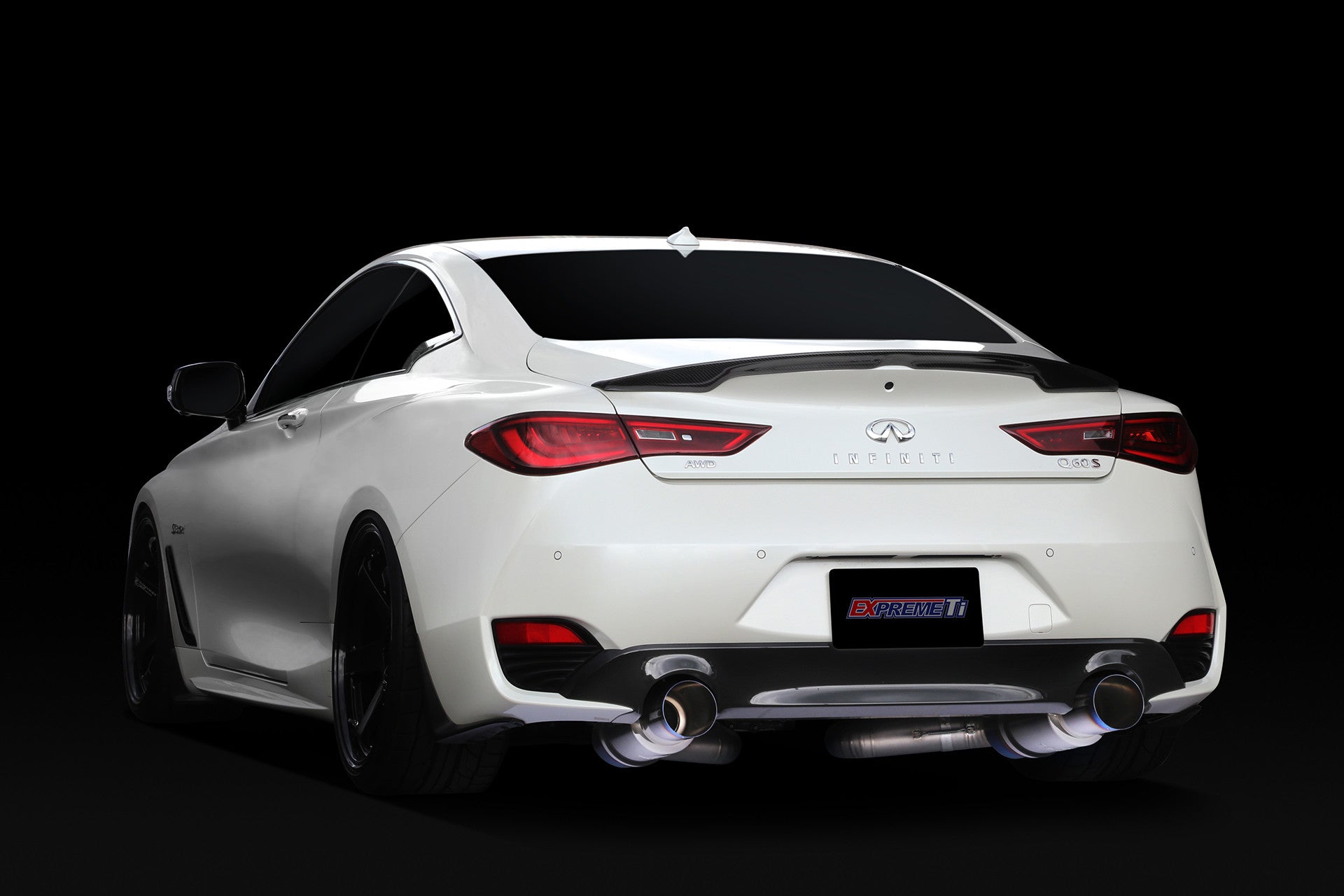 Tomei Full Titanium Expreme Dual Type D Cat Back Exhaust Infiniti Q60 2017-2022 | TB6090-NS21F