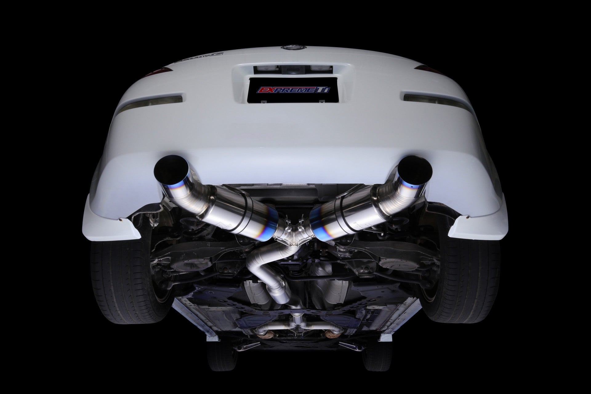 Tomei Full Titanium Expreme Dual Type D Cat Back Exhaust Nissan 350z 2003-2009 | TB6090-NS04B