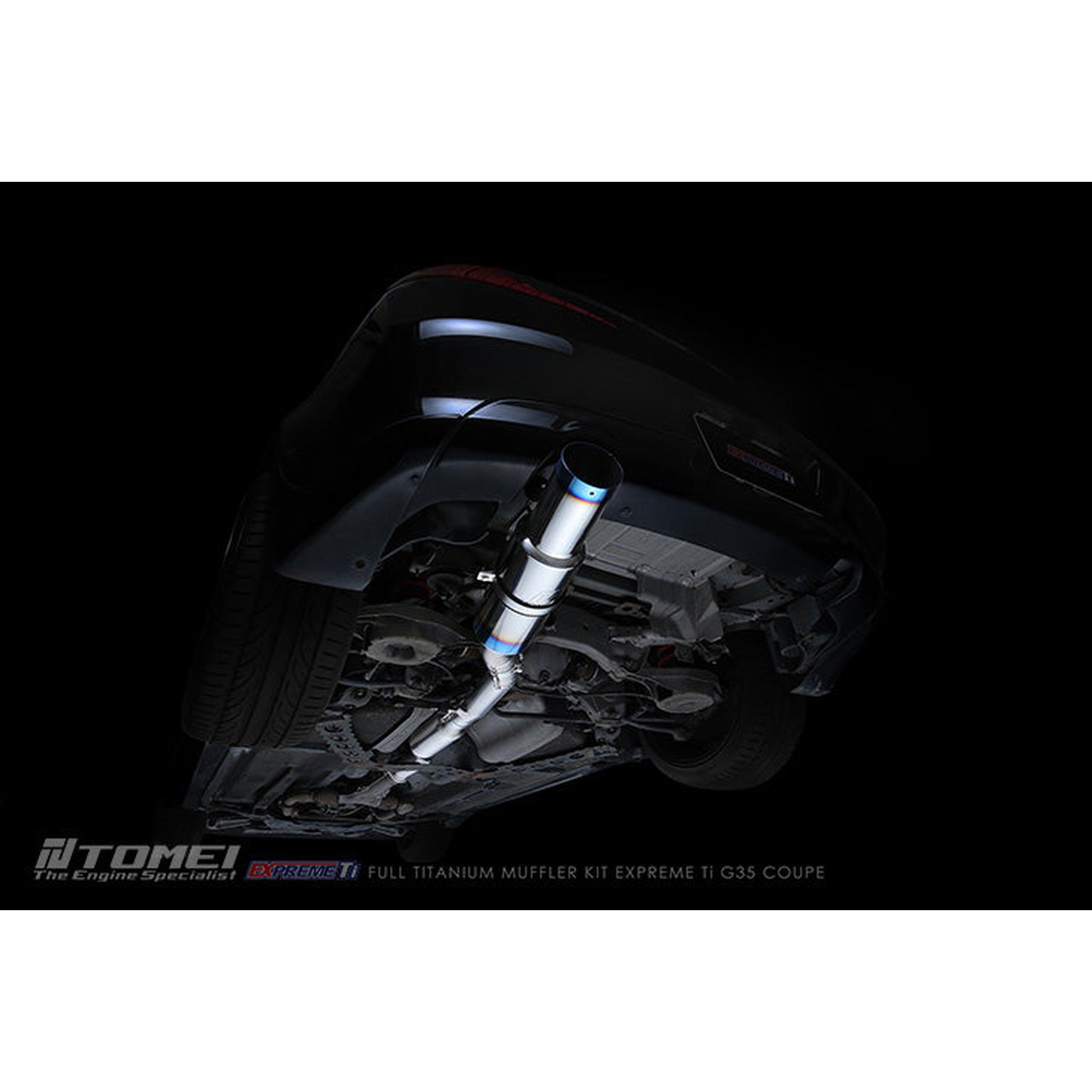 Tomei Full Titanium Muffler Kit Expreme Ti Infiniti G35 Coupe 2003-2007 | TB6090-NS04G