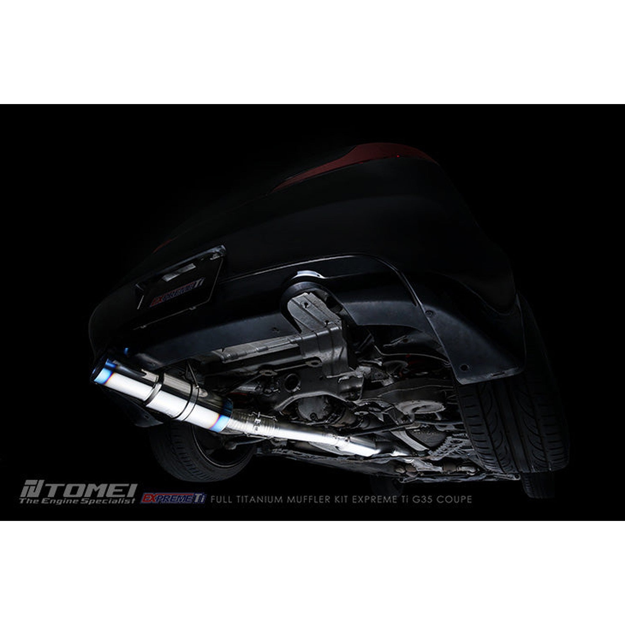 Tomei Full Titanium Muffler Kit Expreme Ti Infiniti G35 Coupe 2003-2007 | TB6090-NS04G