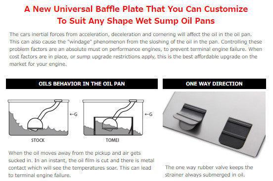 Tomei Oil Pan Baffle Plate - Universal | TB201A-0000A