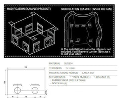 Tomei Oil Pan Baffle Plate - Universal | TB201A-0000A
