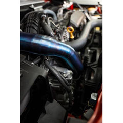 Torque Solution Burnt Blue Titanium Top Mount Charge Pipe Subaru WRX 22-26 / Ascent 19-23 / Outback XT 20+ | TS-SU-812BU