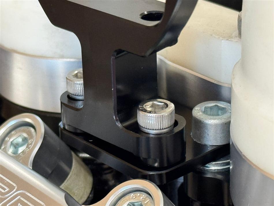 Torque Solution Coolant Expansion Tank Pedestal Silver Subaru WRX 02-07 / STI 04-21 / Forester XT 04-08 | TS-SU-679-P