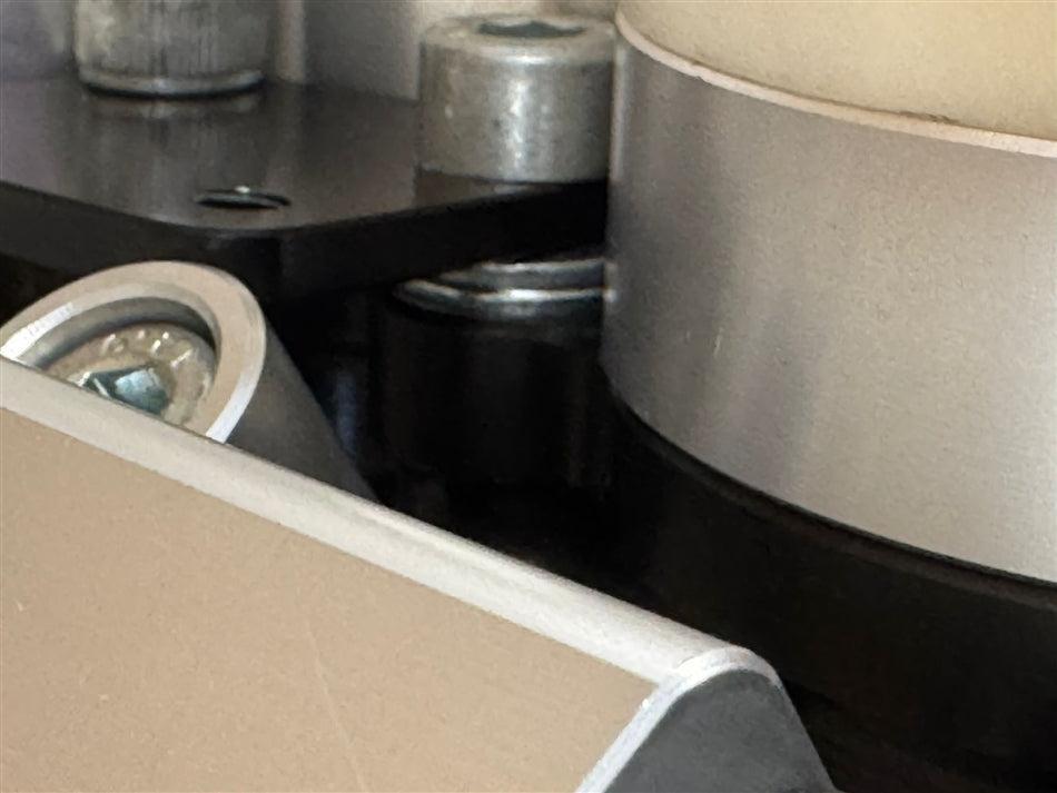 Torque Solution Coolant Expansion Tank Pedestal Silver Subaru WRX 02-07 / STI 04-21 / Forester XT 04-08 | TS-SU-679-P