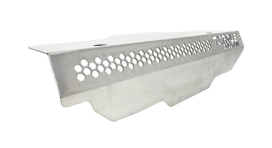 Torque Solution Engine Pulley Cover Titanium Brushed / Raw Subaru WRX 02-14 / STI 04-21 | TS-SU-879-RW