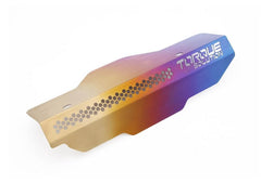 Torque Solution Engine Pulley Cover Titanium Burnt Purple/Blue Subaru WRX 02-14 / STI 04-21 | TS-SU-879-PR