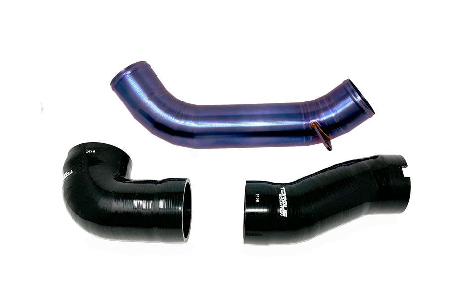 Torque Solution Intake Pipe Kit Titanium Burnt Purple / Blue WRX 2022-2026 | TS-SU-813PR