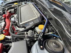 Torque Solution Strut Brace Titanium Brushed / Raw Subaru WRX / STI 2008-2021 | TS-SU-866-RW