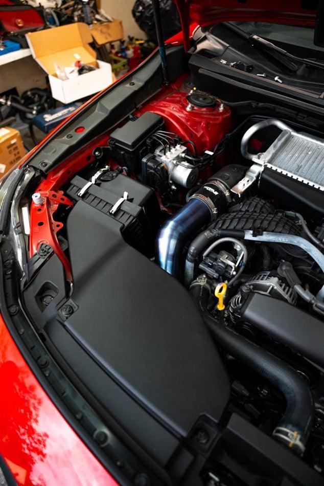 Torque Solution Titanium Top Mount Charge Pipe Kit (Burnt Purple/Blue) WRX 2022-2026 | TS-SU-812PR