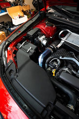 Torque Solution Titanium Top Mount Charge Pipe Kit (Burnt Purple/Blue) WRX 2022-2026 | TS-SU-812PR