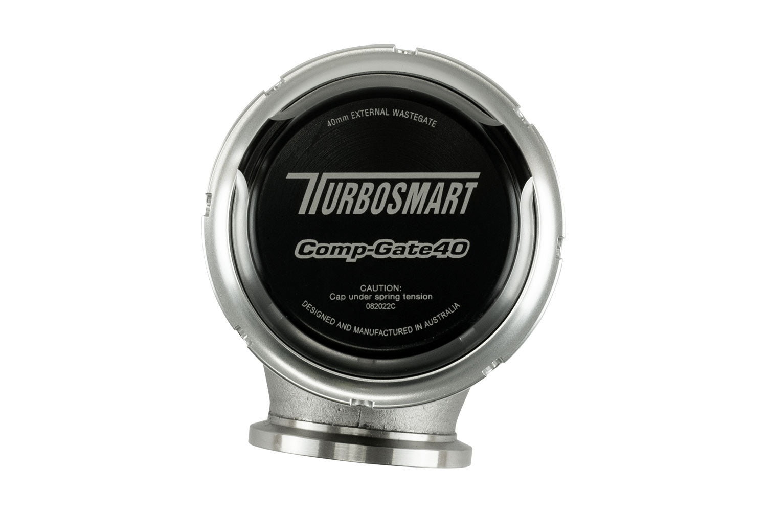 Turbosmart Comp-Gate40 External Wastegate Black Compgate 40mm - (Includes 7 PSI Spring) | TS-0505-1006