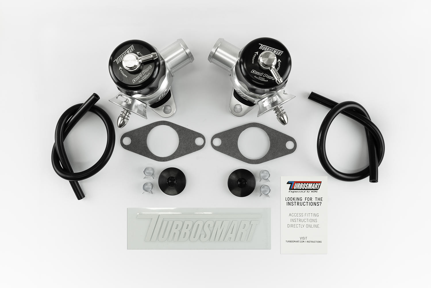 Turbosmart Dual Port Smart Port BOVs Black Nissan GT-R 2009-2024 | TS-0215-1027