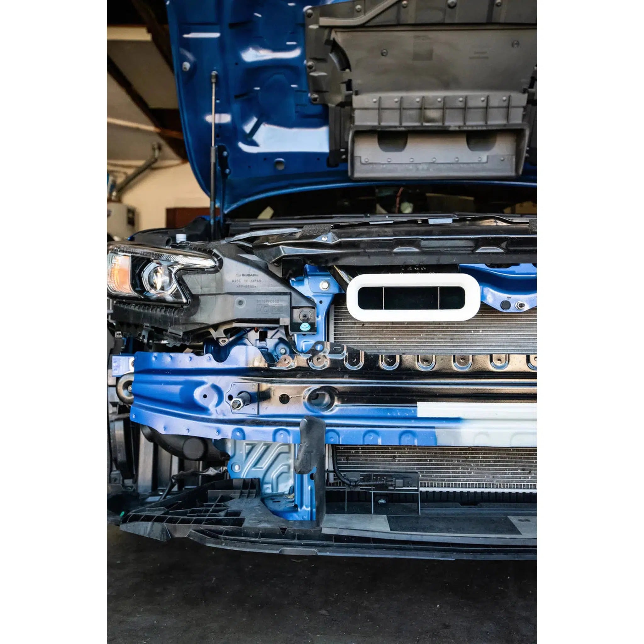 Rectangular Intake With Ramps Velossa Tech Big Mouth Ram Air Intake Snorkel 15-21 Subaru WRX / STI ...